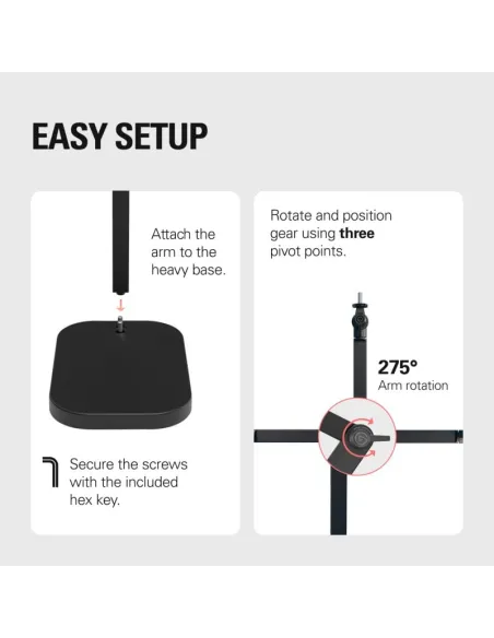 Elgato Wave Desk Stand: soporte sobremesa base lastrada