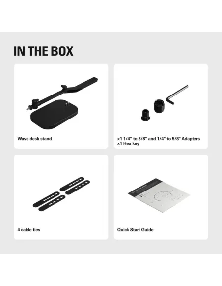 Elgato Wave Desk Stand: soporte sobremesa base lastrada