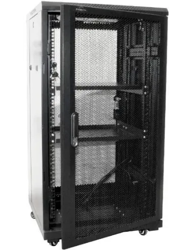 Monolyth SH6622 Armario Rack 19" de Suelo 22U 600 x 600 (Puerta perforada, Sin Accesorios)