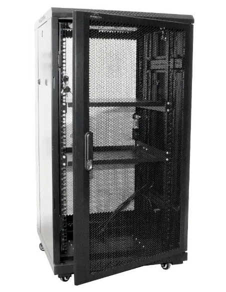 Monolyth SH6622 Armario Rack 19" de Suelo 22U 600 x 600 (Puerta perforada, Sin Accesorios)