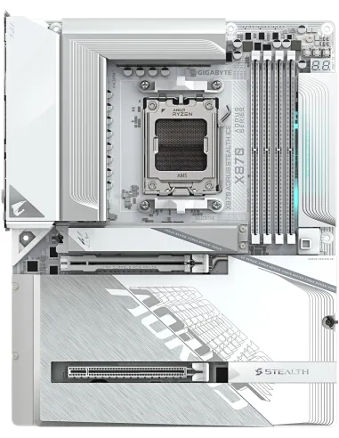 Placa Base Gigabyte X870 AORUS Stealth ICE para socket AM5