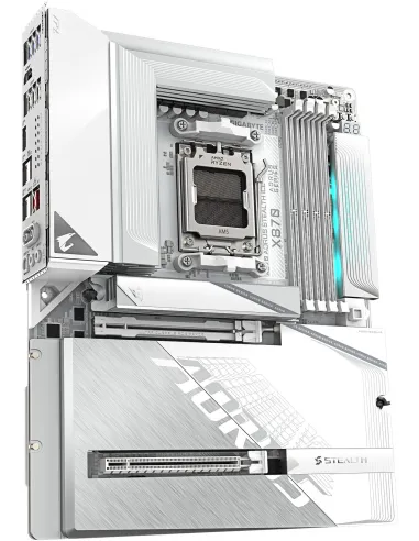 Placa Base Gigabyte X870 AORUS Stealth ICE para socket AM5