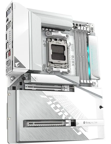 Placa Base Gigabyte X870 AORUS Stealth ICE para socket AM5