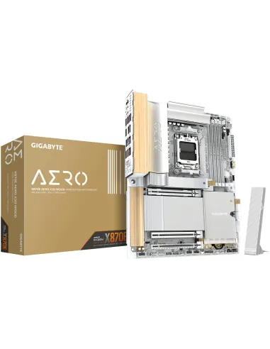 Gigabyte X870E AERO X3D WOOD X870E AM5 DDR5 ATX WiFi 7 USB4 5GbE M.2 RAID