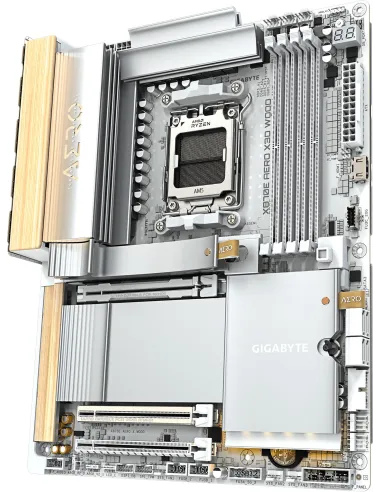 Placa Base Gigabyte X870E AERO X3D WOOD: AM5, USB4 y Wi-Fi 7