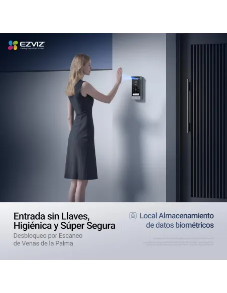 Videoportero EZVIZ HP7 Pro 4K con monitor táctil 8"