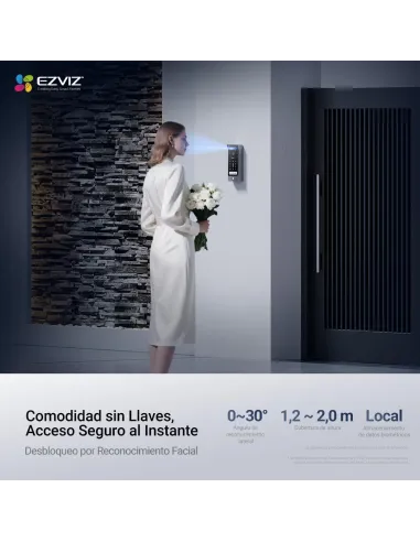Videoportero EZVIZ HP7 Pro 4K con monitor táctil 8"
