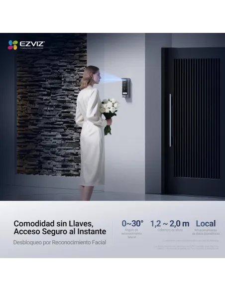 Videoportero EZVIZ HP7 Pro 4K con monitor táctil 8"