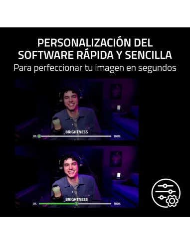 Razer Kiyo V2 X Blanca: Cámara Web 2K 60 FPS para streaming