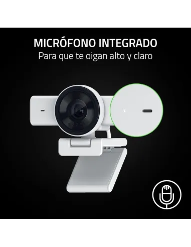 Razer Kiyo V2 X Blanca: Cámara Web 2K 60 FPS para streaming