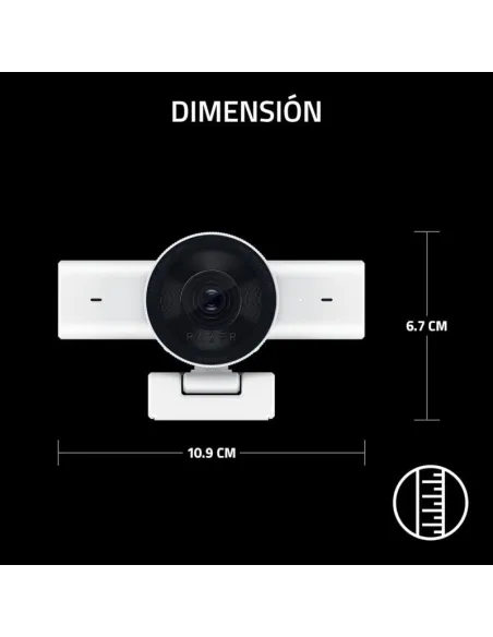Razer Kiyo V2 X Blanca: Cámara Web 2K 60 FPS para streaming