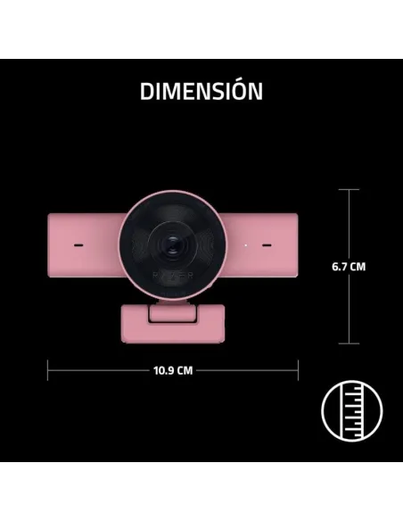 Razer Kiyo V2 X Rosa: Cámara Web 2K 60 FPS para streaming