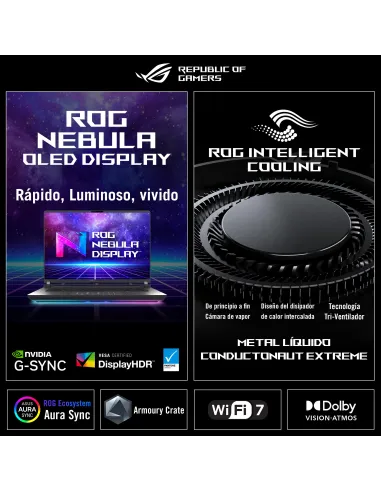 Portátil Asus ROG Zephyrus G14 OLED GU405AW-SY016 y RTX 5080