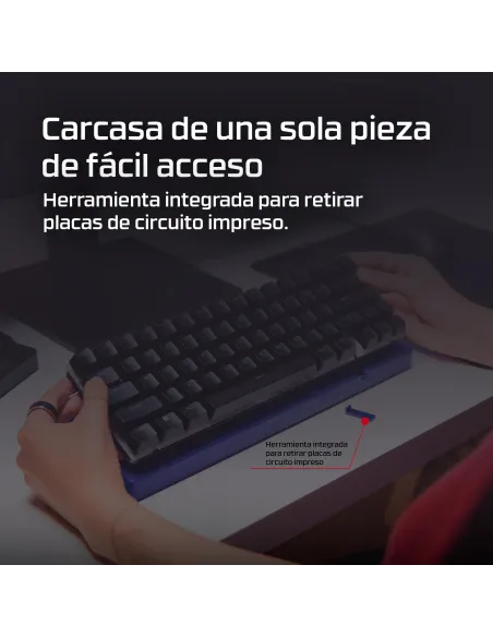 HyperX Origins 2 65: teclado mecánico 65% 8000 Hz