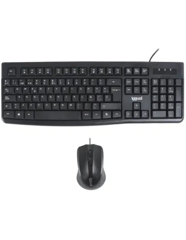 Iggual CMK-BUSINESS2 Kit Teclado y Ratón Negro