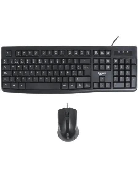 Iggual CMK-BUSINESS2 Kit Teclado y Ratón Negro