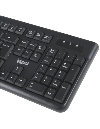 Kit teclado y ratón iggual CMK-BUSINESS2 USB negro