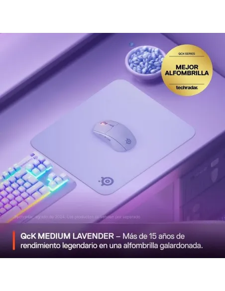 Alfombrilla Gaming SteelSeries QcK M Lavanda