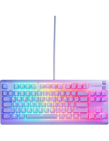 Teclado TKL USB SteelSeries Apex 3 TKL Lavender (US)
