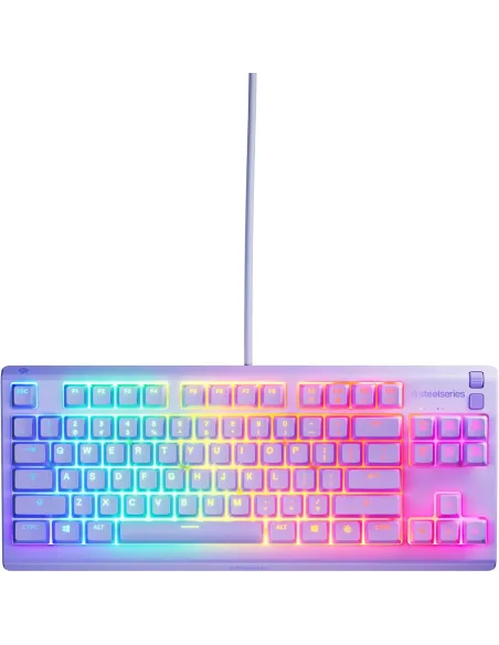 Teclado TKL USB SteelSeries Apex 3 TKL Lavender (US)
