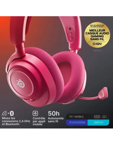 Auriculares SteelSeries Arctis Nova 7P Gen 2 Magenta