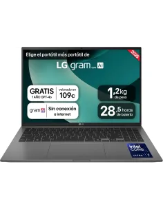 LG Gram 16Z90TL-G.AU88B Copilot+ PC Intel Core Ultra 7-258V/32GB/1TB SSD/16" W11 Home-1408849