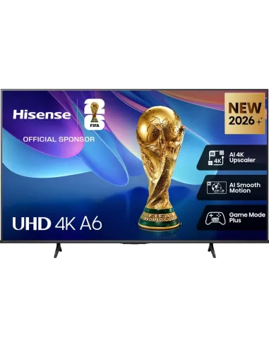 Hisense 50A6S Serie A6 UHD 4K HomeOS U9.5 HDR10+ y Dolby Vision