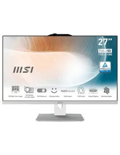 MSI Modern AM272P 1M-1423EU Intel Core 7 150U/16GB/512GB SSD 27" W11 Pro Blanco-1405452