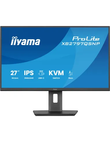 Monitor iiyama ProLite XB2797QSNP-B1: 27" QHD USB-C 96 W