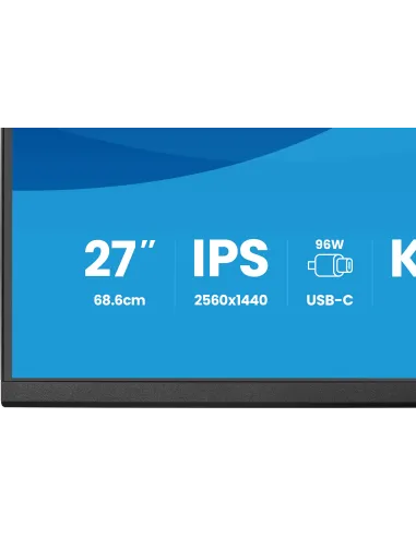 Monitor iiyama ProLite XB2797QSNP-B1: 27" QHD USB-C 96 W