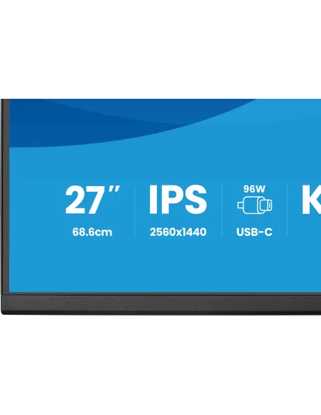 Monitor iiyama ProLite XB2797QSNP-B1: 27" QHD USB-C 96 W