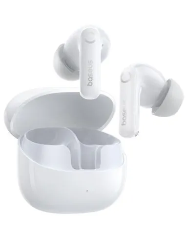 Auriculares TWS Bluetooth 6.0 Baseus Bass BP1 Pro Blancos