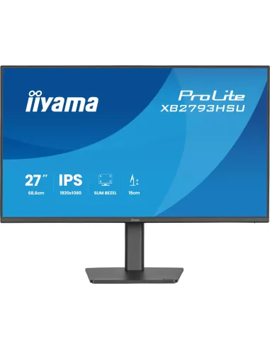 Iiyama ProLite XB2793HSU-B1 27" FullHD 120Hz IPS 1ms Altura USB Altavoces Pivotante