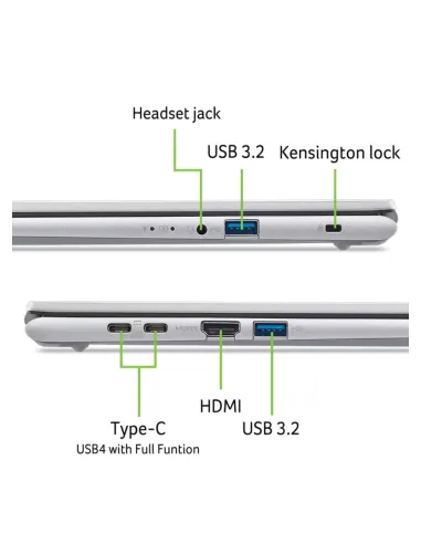 Portátil Acer Aspire Go 15 AG15-72P-71ZQ con W11 Home