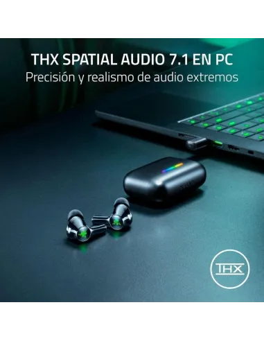 Razer Hammerhead V3 HyperSpeed Negros : 2,4 GHz + Bluetooth