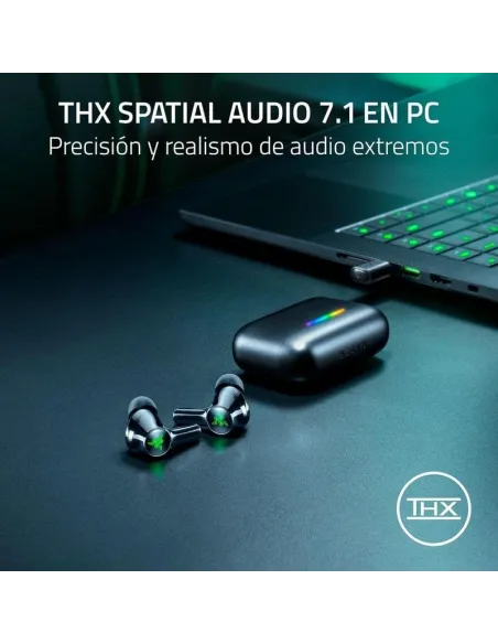 Razer Hammerhead V3 HyperSpeed Negros : 2,4 GHz + Bluetooth