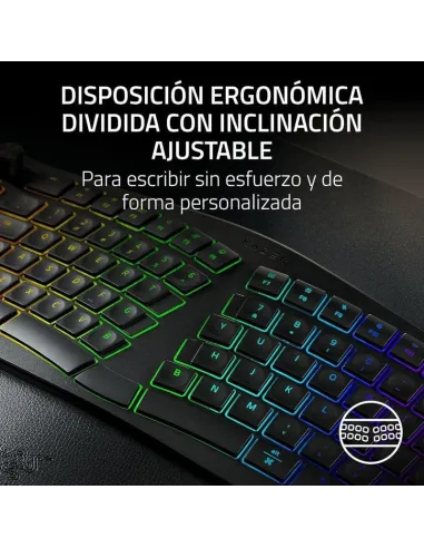 Razer Pro Type Ergo: teclado split con macros y dial