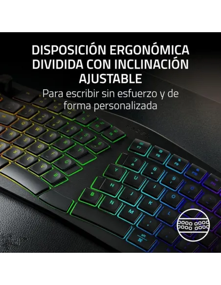 Razer Pro Type Ergo: teclado split con macros y dial
