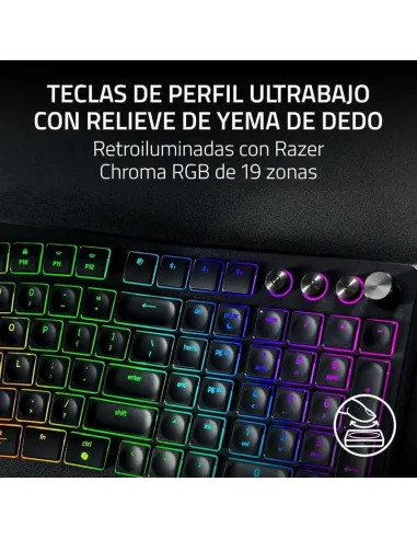 Razer Pro Type Ergo: teclado split con macros y dial