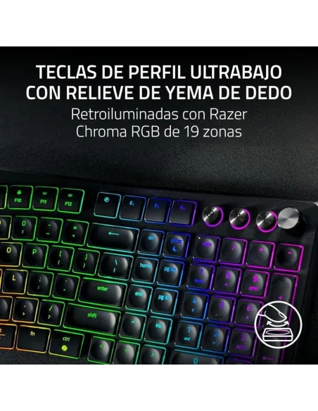 Razer Pro Type Ergo: teclado split con macros y dial