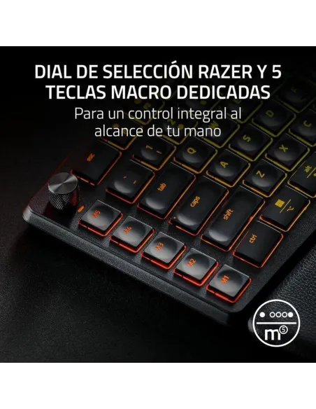 Razer Pro Type Ergo: teclado split con macros y dial
