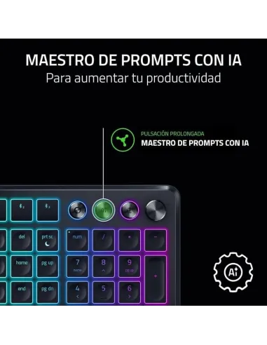 Razer Pro Type Ergo: teclado split con macros y dial