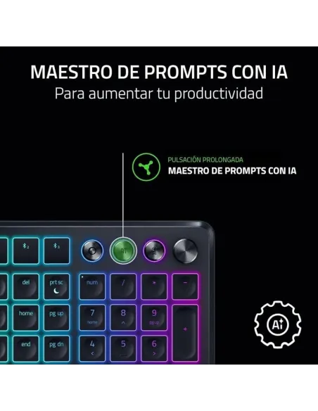 Razer Pro Type Ergo: teclado split con macros y dial