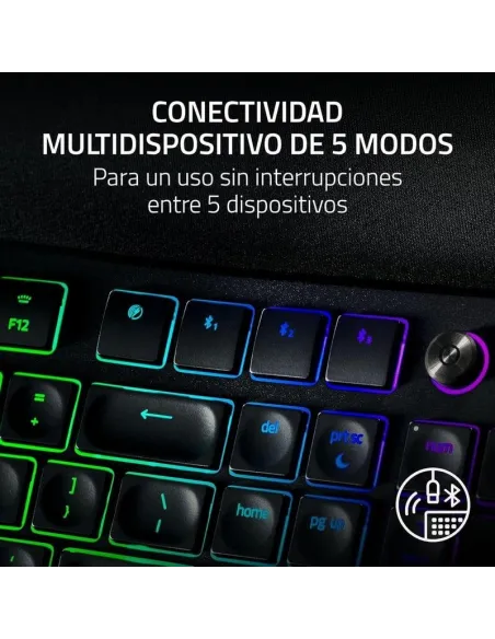Razer Pro Type Ergo: teclado split con macros y dial
