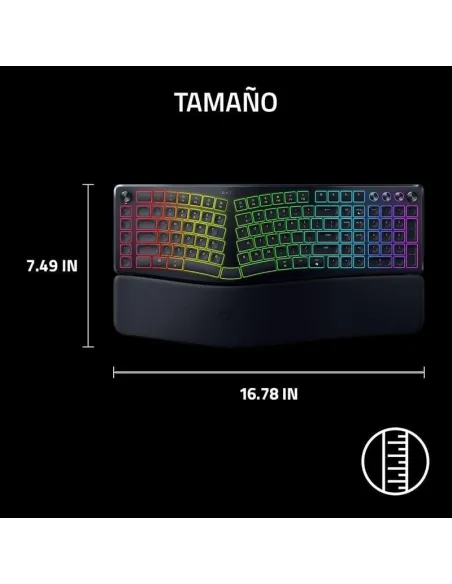 Razer Pro Type Ergo: teclado split con macros y dial