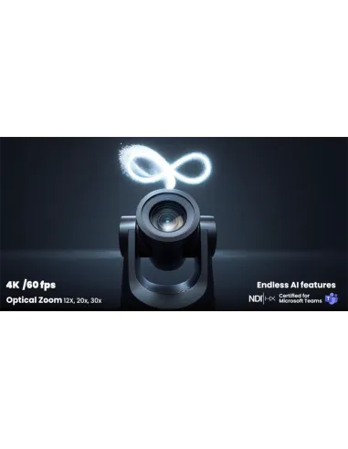 Laia C-Pro Infinity 12X: PTZ 4K 60 fps con PoE+