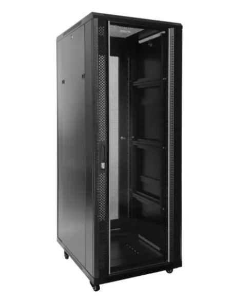 Monolyth SH6642 Armario Rack de Suelo 19" 42U 600 x 600 (Puerta de Cristal , Sin Accesorios)