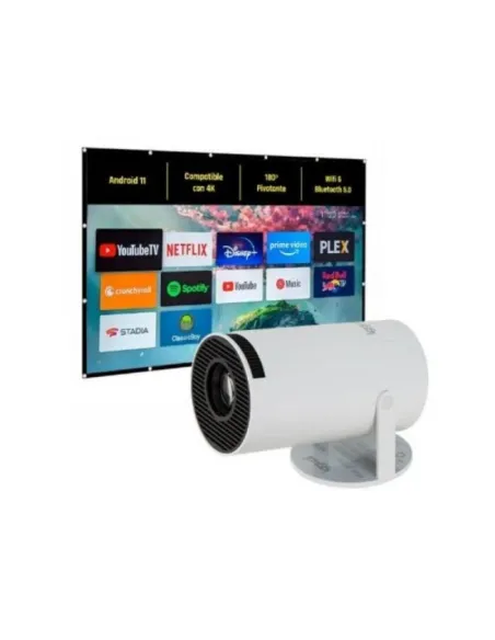 iggual Pack proyector MP1800p + Pantalla ECO-COST 120" Plegable Alta Definición y Portabilidad