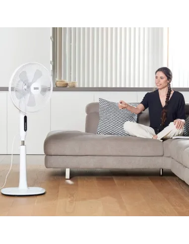 Ventilador de pie Black & Decker BXEFP50E con mando