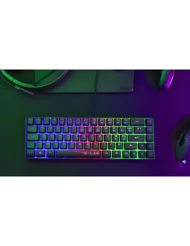 THE G-LAB Keyz Hydrogen: teclado gaming 60% USB